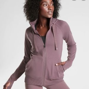 Athleta Triumph Hoodie Volcanic Violet Sz Xs